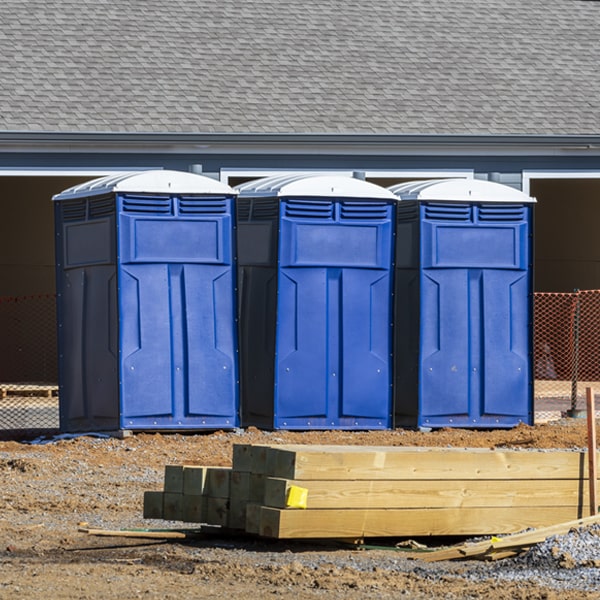 how can i report damages or issues with the portable restrooms during my rental period in Brownsville OR